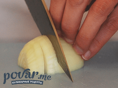 Как резать лук кубиком (Альтернативный вариант)