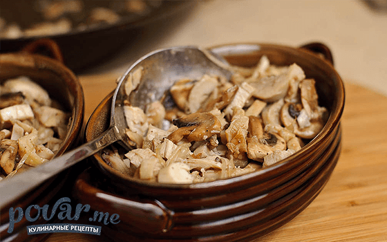 Жульен с грибами — рецет приготовления с фото