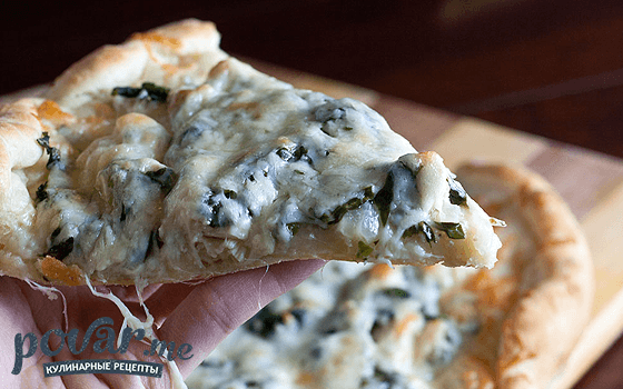 Пицца с курицей и сыром — рецепт приготовления с фото