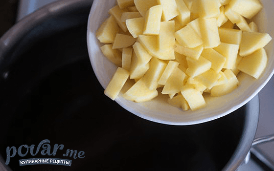 Борщ с фасолью - рецепт с фото