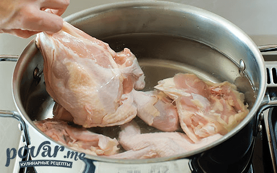 Салат из курицы - рецепт приготовления с фото