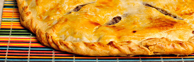 Пирог с мясом и картошкой — рецепт приготовления с фото