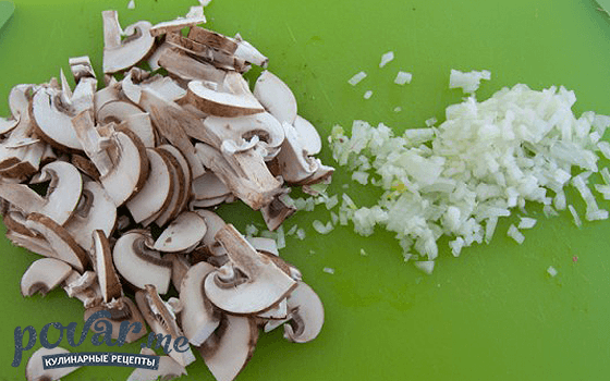 Гречка с грибами - рецепт приготовления с фото