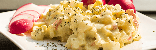 Картофельный салат — рецепт приготовления с фото
