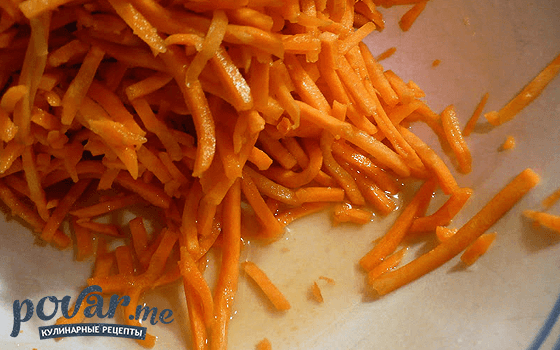Морковь по-корейски - рецепт приготовления с фото