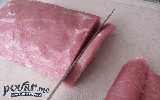 Шницель из свинины - рецепт приготовления с фото