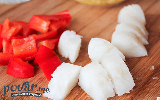 Рыбный шашлык — рецепт приготовления с фото