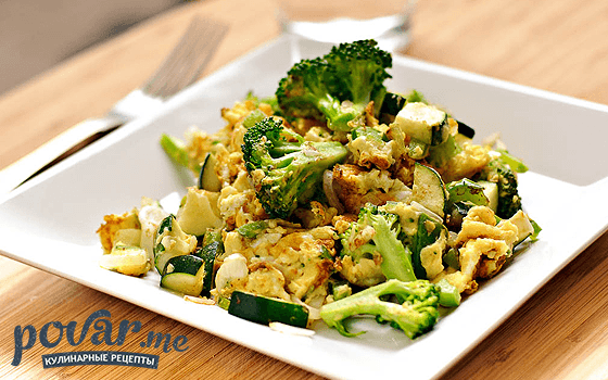 Салат с брокколи — рецепт приготовления с фото