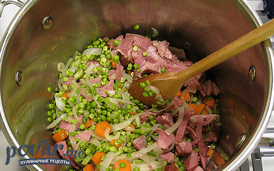 Гороховый суп — рецепт приготовления с фото