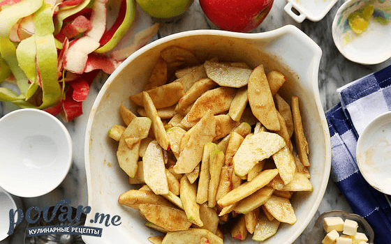 Яблочный пирог — пошаговый рецепт с фото