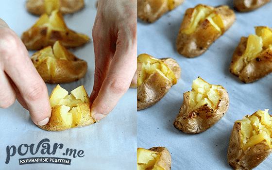 Запеченный картофель с сыром — простой рецепт с фото