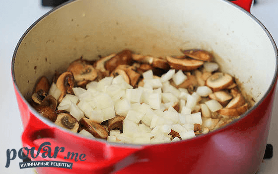 Домашний грибной крем-суп