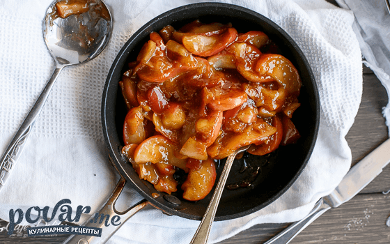 Шарлотка с яблоками — рецепт приготовления с фото