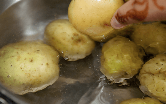 Толченая картошка - рецепт приготовления с фото