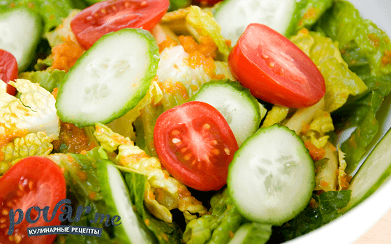 Восточный салат — рецепт приготовления с фото