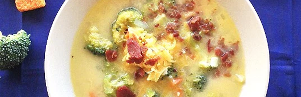 Сырный суп с брокколи