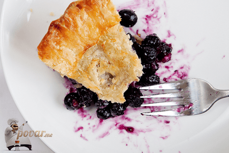 Пирог с черникой — Рецепт приготовления с фото