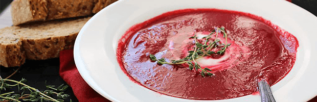 Суп-пюре из свеклы — рецепт приготовления с фото