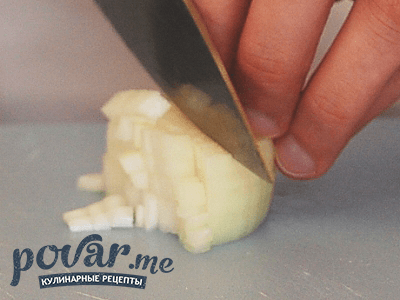 Как резать лук кубиком (Альтернативный вариант)
