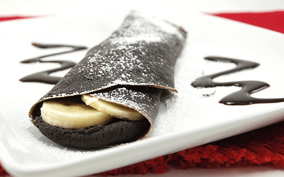 Шоколадные блинчики с начинкой — Рецепт приготовления с фото