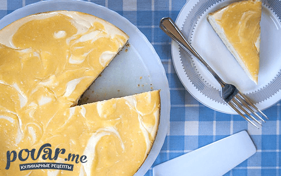 Лимонный чизкейк с медом - рецепт с фото