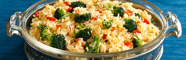 Рис с брокколи - рецепт с фото