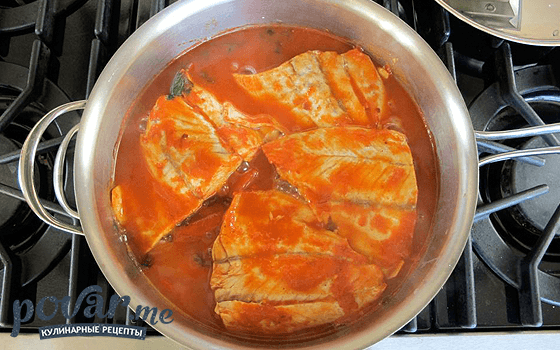 Рыба в томате - рецепт с фото