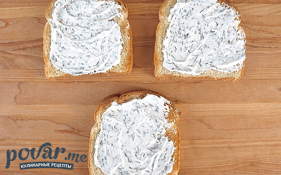 Бутерброд с семгой — рецепт приготовления с фото