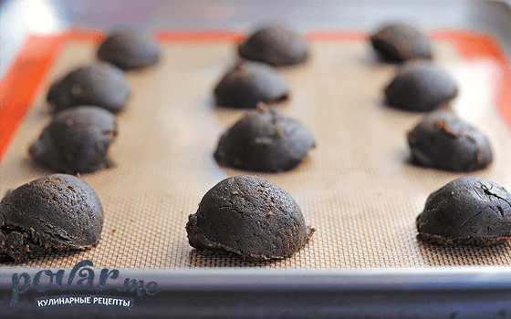 Шоколадное печенье — рецепт приготовления с фото