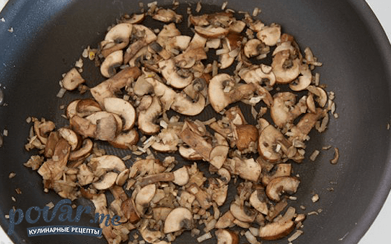 Гречка с грибами - рецепт приготовления с фото