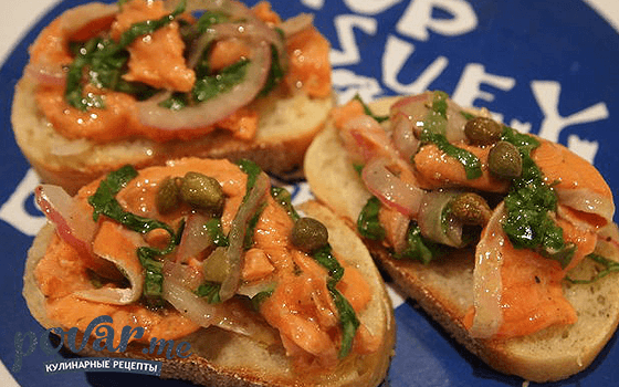 Карпаччо из лосося - рецепт приготовления с фото