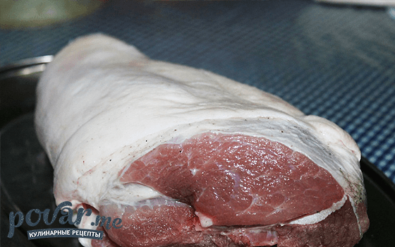 Свиная рулька — рецепт приготовления с фото