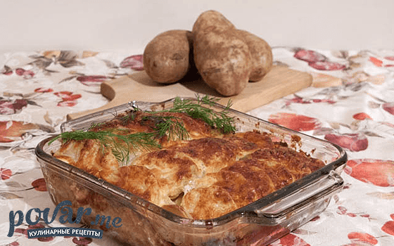 Картофельная запеканка — рецепт приготовления с фото