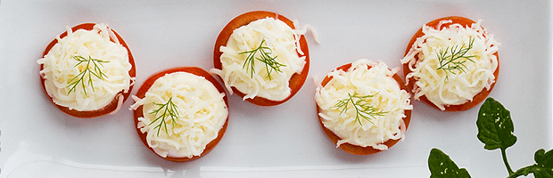 Помидоры с сыром и чесноком — рецепт приготовления