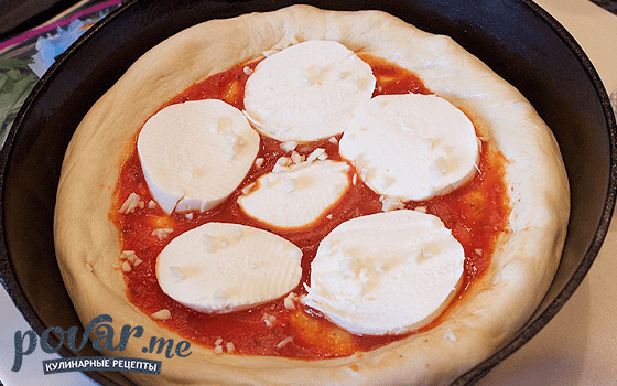 Пицца на сковороде — рецепт приготовления с фото