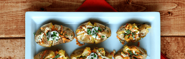 Запеченный картофель с сыром — простой рецепт с фото