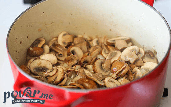 Домашний грибной крем-суп