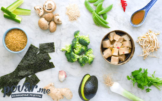 Суши-салат — рецепт приготовления с фото