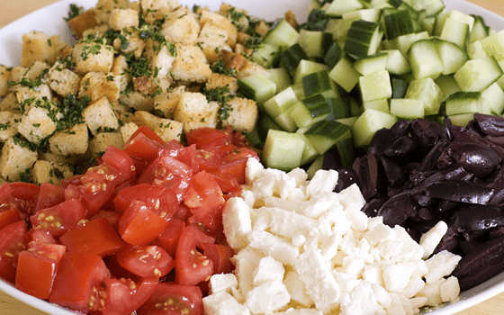 Классический греческий салат - рецепт приготовления с фото