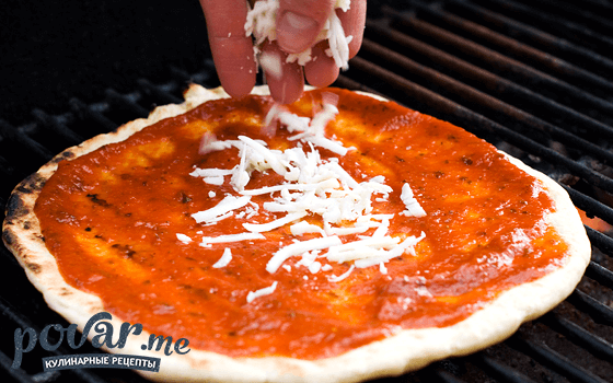 Пицца на гриле — рецепт приготовления с фото