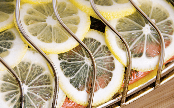 Семга с лимоном - рецепт приготовления с фото